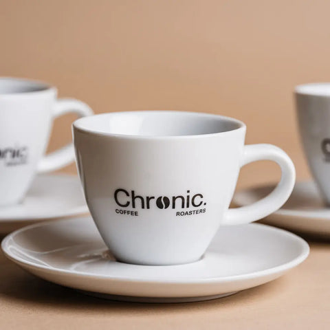 Cappuccino Cup Set – 6 Pieces with Saucers
