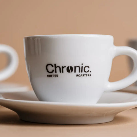 Espresso Cup Set – 6 Pieces with Saucers